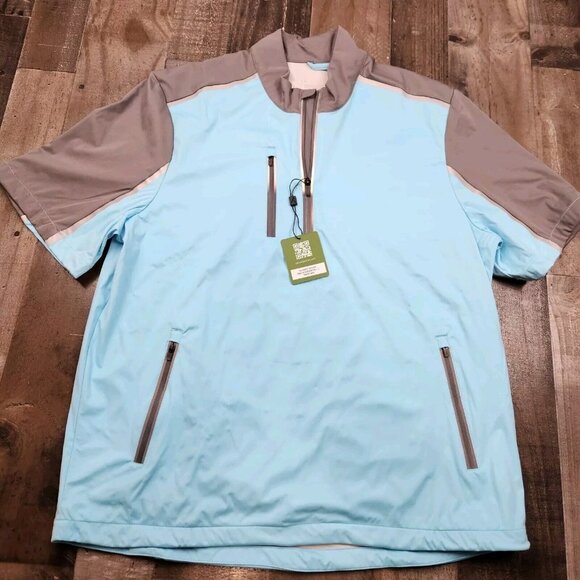 above the links Other - Mens Above the Links size L Large 1/2 Zip Pullover Golf Windbreaker Rain Jacket